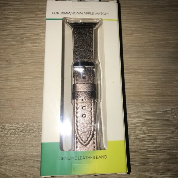 Apple Watch band - Leather , Pink , 38/40 MM - Picture 4 of 4